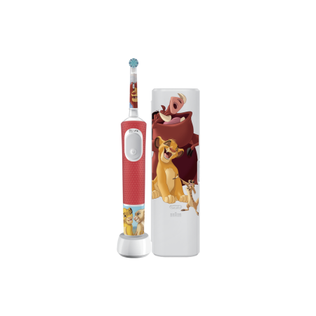 Cepillo Dental Oral-B Pro Kids 3 Rey León/ Incluye 1 Recambio y Funda