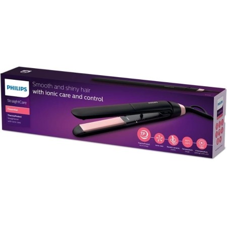 Plancha para el Pelo StraightCare Essential BHS378 ThermoProtect/ Negra