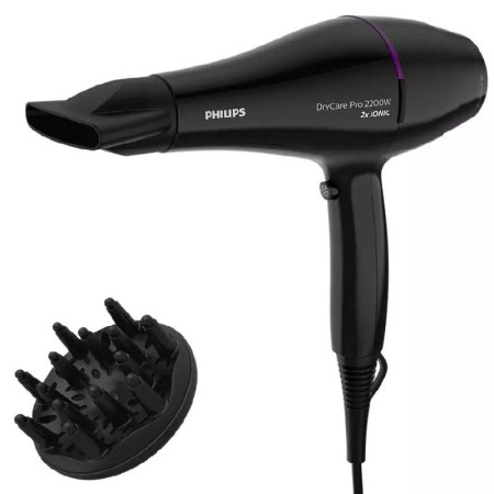 Secador de pelo philips drycare advanced pro 2200w ionizador x2 - frio - boq.9mm - cable 1.8m - 6 posiciones