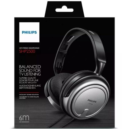 Auriculares Intrauditivos Philips SHP2500/10/ Jack 3.5/ Grises
