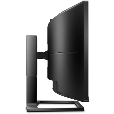Monitor Profesional Ultrapanorámico Curvo Philips 499P9H 48.8″/ Dual QHD/ Webcam/ Multimedia/ Regulable en altura/ Negro