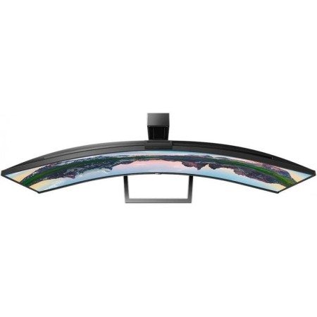 Monitor Profesional Ultrapanorámico Curvo Philips 499P9H 48.8″/ Dual QHD/ Webcam/ Multimedia/ Regulable en altura/ Negro
