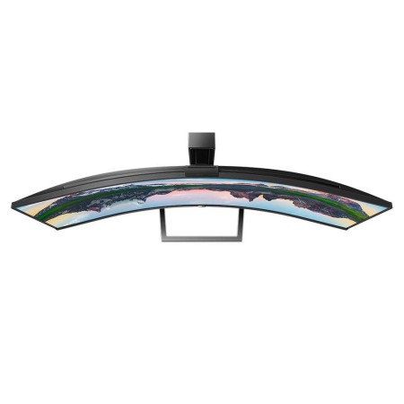 Monitor Profesional Ultrapanorámico Curvo Philips 499P9H 48.8″/ Dual QHD/ Webcam/ Multimedia/ Regulable en altura/ Negro
