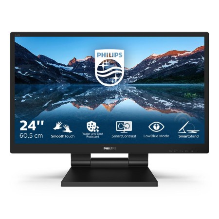 Monitor Profesional Táctil Philips 242B9T 23.8″/ Full HD/ Multimedia/ Negro