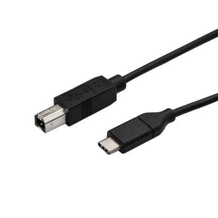 Cable usb tipo c a usb tipo b startech 0.5m -  macho - macho -  negro