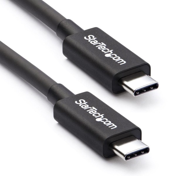 Cable usb tipo c startech 0.5m -  macho - macho -  negro