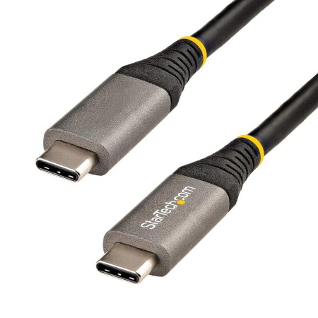 Cable usb tipo c startech 0.5m -  macho - macho -  negro