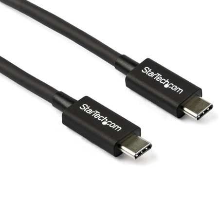 Cable usb tipo c startech 0.8m -  macho - macho -  negro