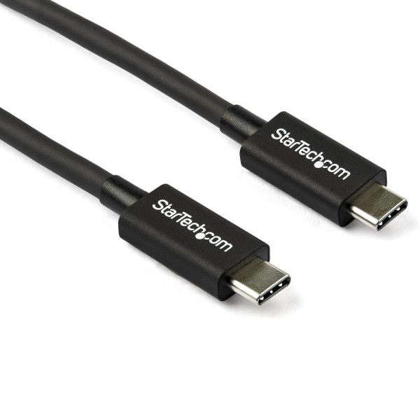 Cable usb tipo c startech 0.8m -  macho - macho -  negro