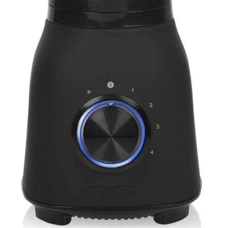 Batidora de vaso Princess Black Steel 212092/ 1000W/ 4 Velocidades/ Capacidad 1.5L