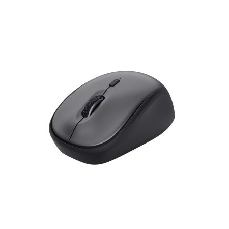 Ratón Mini Inalámbrico Trust Yvi+ Silent/ Hasta 1600 DPI/ Negro