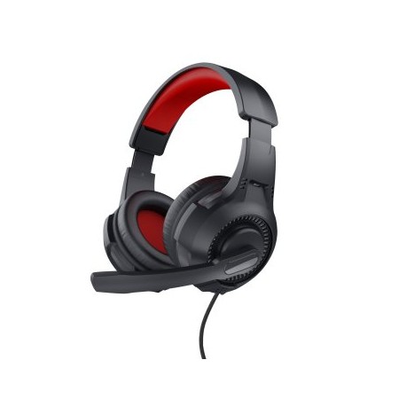 Auriculares Gaming con Micrófono Trust Gaming 24785/ Jack 3.5/ Rojos y Negros