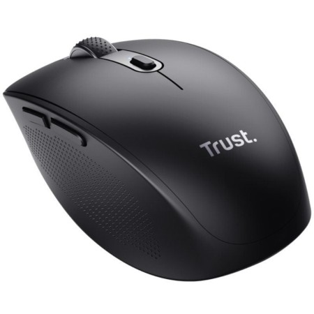 Ratón Inalámbrico Trust Ozaa Compact Wireless/ Batería recargable/ Hasta 3200 DPI/ Negro