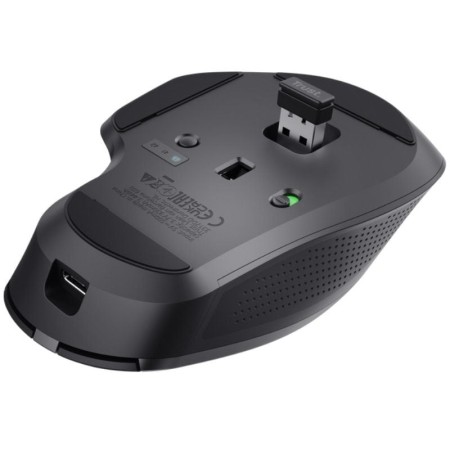 Ratón Inalámbrico Trust Ozaa+/ Batería recargable/ Hasta 3200 DPI