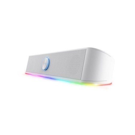 Barra de Sonido Trust Gaming GXT 619 Thorne/ 12W/ 2.0/ Blanca