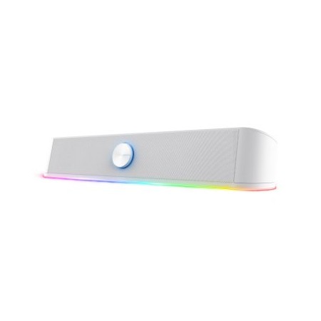 Barra de Sonido Trust Gaming GXT 619 Thorne/ 12W/ 2.0/ Blanca