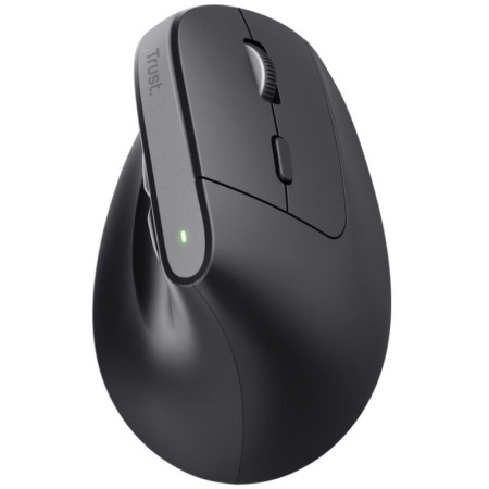 Ratón Vertical Inalámbrico Trust Bayo+/ Batería Recargable/ Hasta 2400 DPI