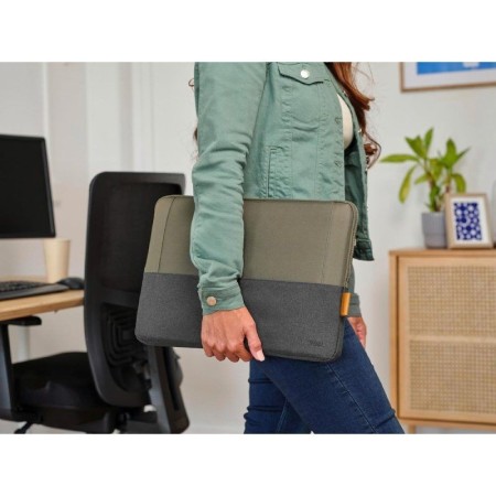 Funda Trust Lisboa para Portátiles hasta 16″/ Verde