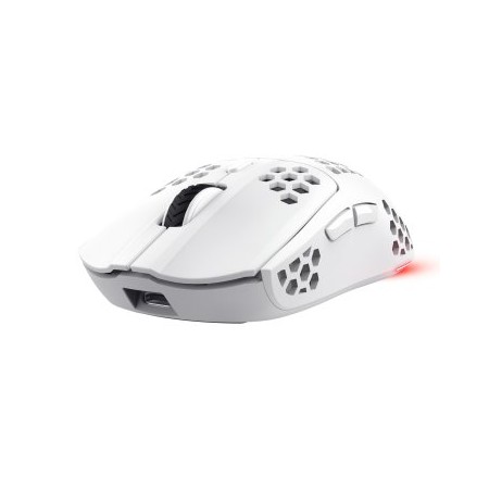 Ratón Gaming Inalámbrico Trust Gaming GXT 929 Helox/ Batería recargable/ Hasta 4800 DPI/ Blanco