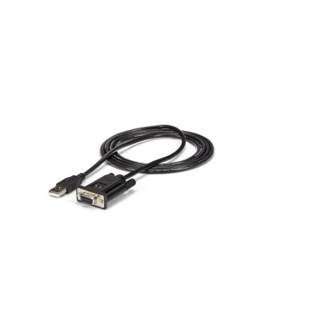 Cable usb tipo a a rs232 db9 startech 1.8m -  macho - hembra -  negro