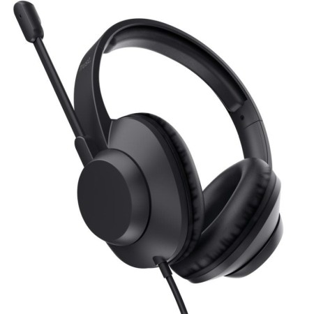 Auriculares Trust Ayda Max/ con Micrófono/ Jack 3.5/ Negros