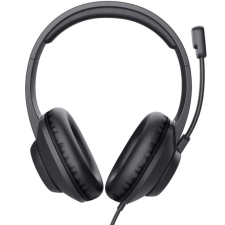 Auriculares Trust Ayda Max/ con Micrófono/ Jack 3.5/ Negros