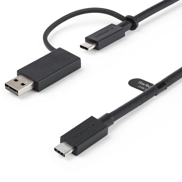 Cable usb tipo c a usb tipoa - usb tipo c startech 1m -  macho - macho -  negro