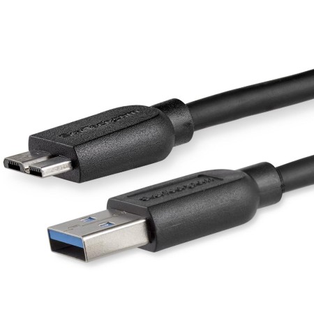 Cable usb tipo a a micro usb tipo b startech 2m -  macho - macho -  negro