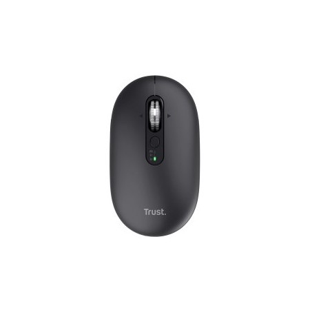 Ratón Inalámbrico Trust Seron 26018/ Batería recargable/ Hasta 3200 DPI/ Negro