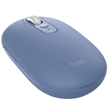 Ratón Inalámbrico Trust Seron 26020/ Batería recargable/ Hasta 3200 DPI/ Azul