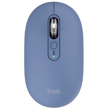 Ratón Inalámbrico Trust Seron 26020/ Batería recargable/ Hasta 3200 DPI/ Azul