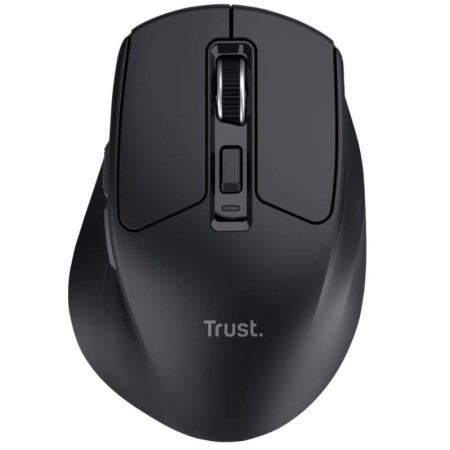 Ratón Inalámbrico Trust Niven Confort 26021/ Batería recargable/ Hasta 3200 DPI/ Negro