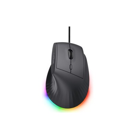 Ratón Vertical Gaming Inalámbrico Trust Gaming GXT 145 Rexxa 26024/ Hasta 12800 DPI