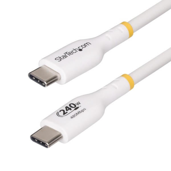 Cable usb tipo c startech 4m -  macho - macho -  blanco