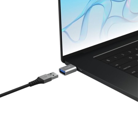 Adaptador USB 3.0 Trust Calyx 26221/ USB Tipo-C Macho - USB Hembra