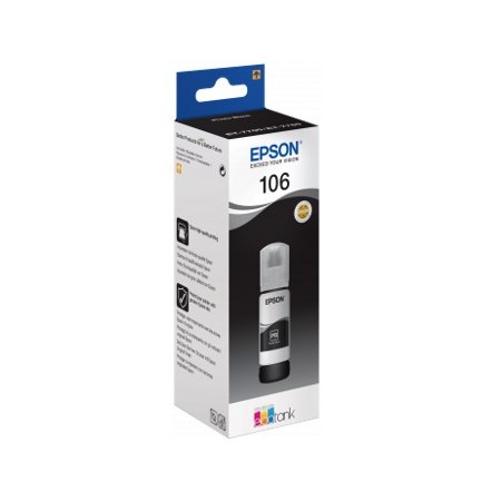 Cartucho tinta epson c13t00r140 106 ecotank foto negro ink et - 7700 - et - 7750