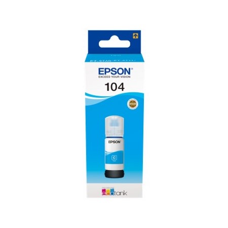 Epson Botella Tinta Ecotank 104 Cyan