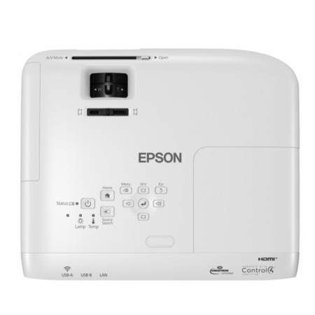 Proyector epson eb - w49 3lcd - 3800 lumens - wxga - hdmi - usb - red - wifi opcional