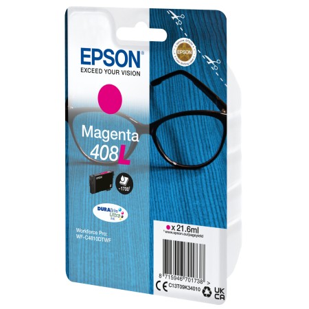 Cartucho tinta epson 408l magenta durabrite 408l ultra ink