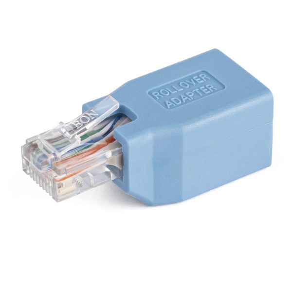 Adaptador rollover - consola cisco startech para rj45 macho - hembra