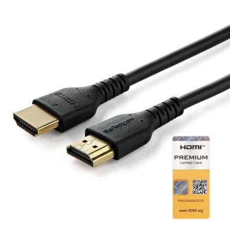 Cable hdmi 4k startech 1m -  macho - macho -  negro
