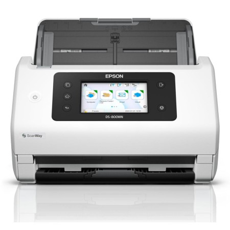 Escaner documental epson worforce ds - 800wn a4 - 50ppm - usb - red - wifi