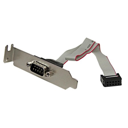 Placa para ranura serie m 9 pines startech a idc 10 pines macho - hembra