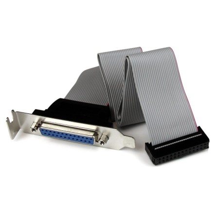 Adaptador paralelo db25 a idc26 startech 0.4m -  hembra - hembra