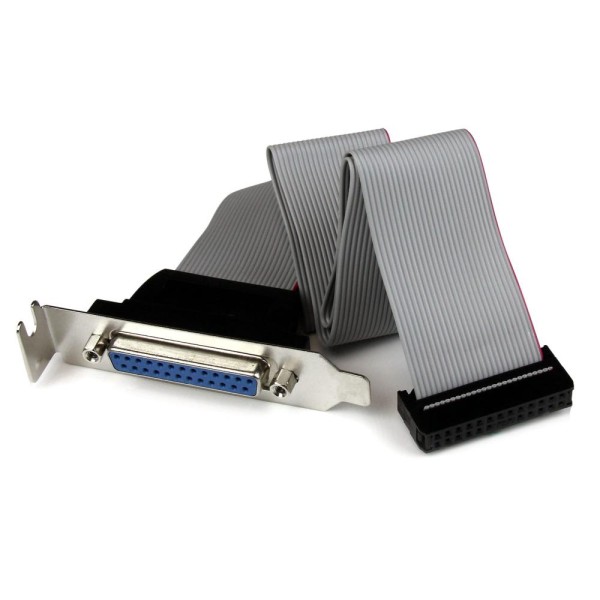 Adaptador paralelo db25 a idc26 startech 0.4m -  hembra - hembra