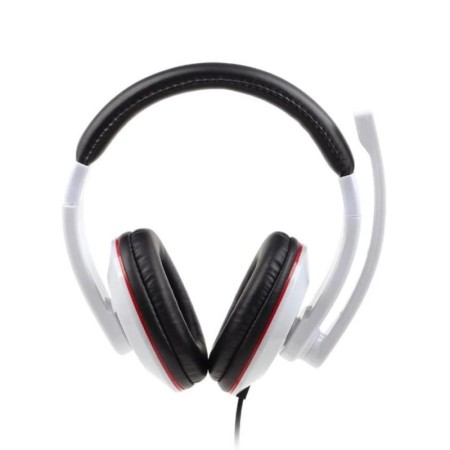 Gembird Auriculares control de volumen blanco