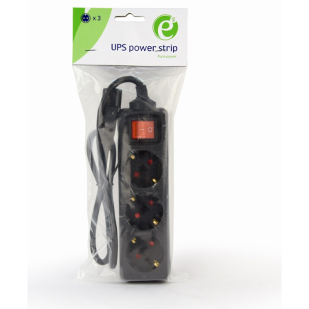 Regleta riello ups 3 tomas schuko con interruptor