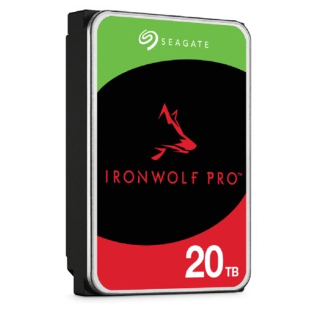 Disco duro interno hdd seagate ironwolf pro nas st20000nt001 20tb 3.5 pulgadas 7200rpm - 256mb - sata 6gb - s