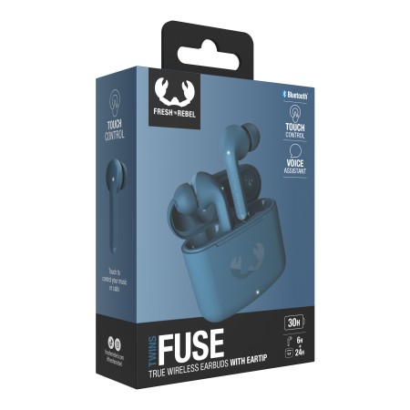 Auriculares freshn rebel twins fuse inalambrico steel blue