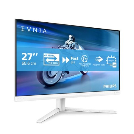 Monitor led gaming 27 pulgadas philips 27m2n5901a - 00 fast ips - 4k uhd - dp - hdmi - 320hz - 1ms - vesa 100x100